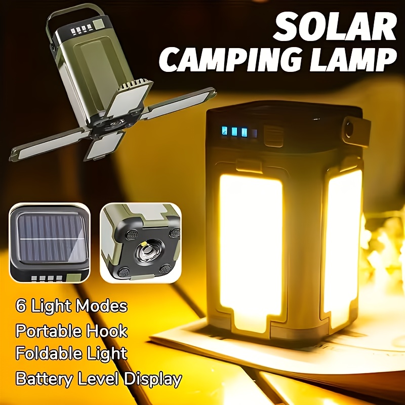 Outdoor Camping Lampe - Lampu Camping Portabel Tenaga Surya Lipat