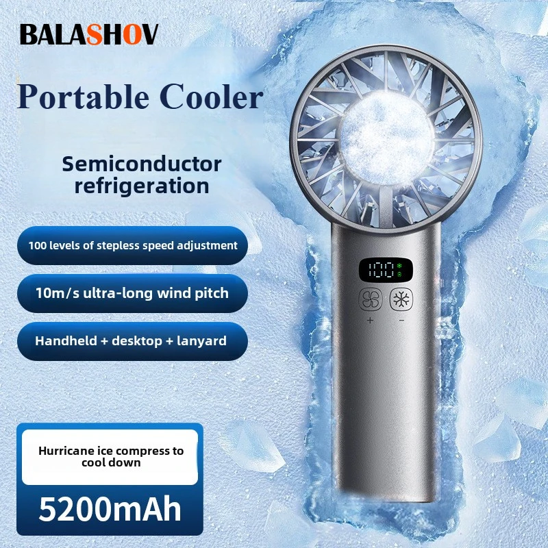 Outdoor Camping Ventilator - Kipas pendingin kecepatan tinggi kompres es,
