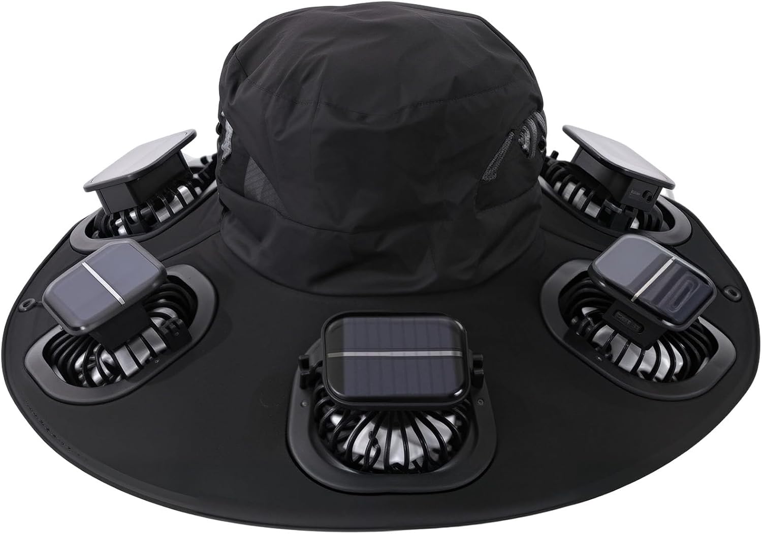 Outdoor Camping Ventilator - Topi Kipas Tenaga Surya Hot 6