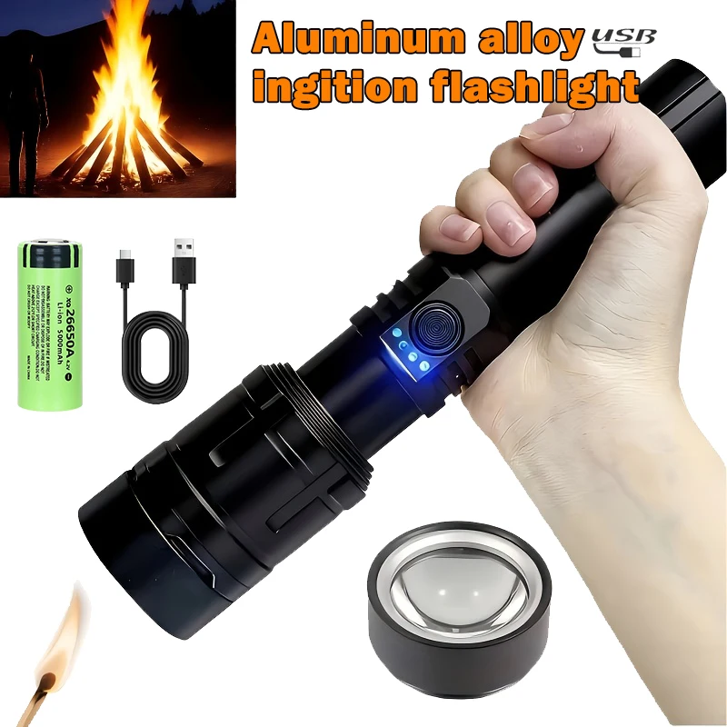 Outdoor Camping Adventures - Senter Ultra Kuat Senter Pengapian Terfokus