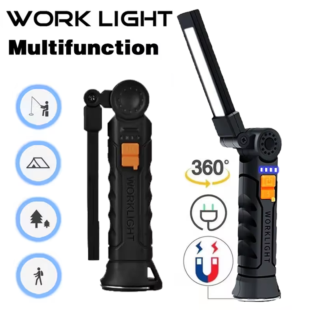 Outdoor Camping Lampe - Senter LED COB Portabel Senter Isi
