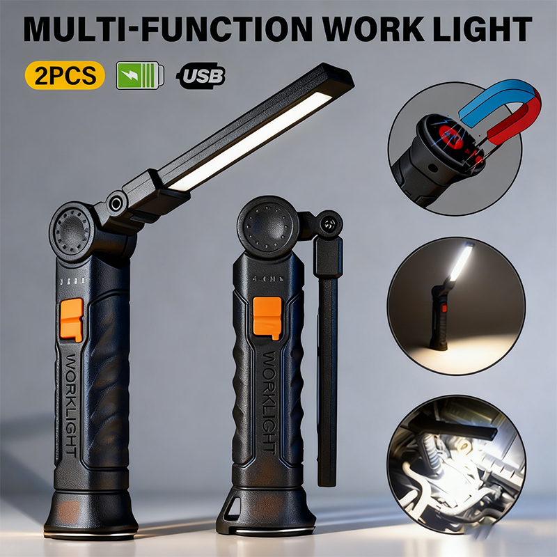 Outdoor Camping Lampe - Senter LED COB Portabel Lampu Kerja