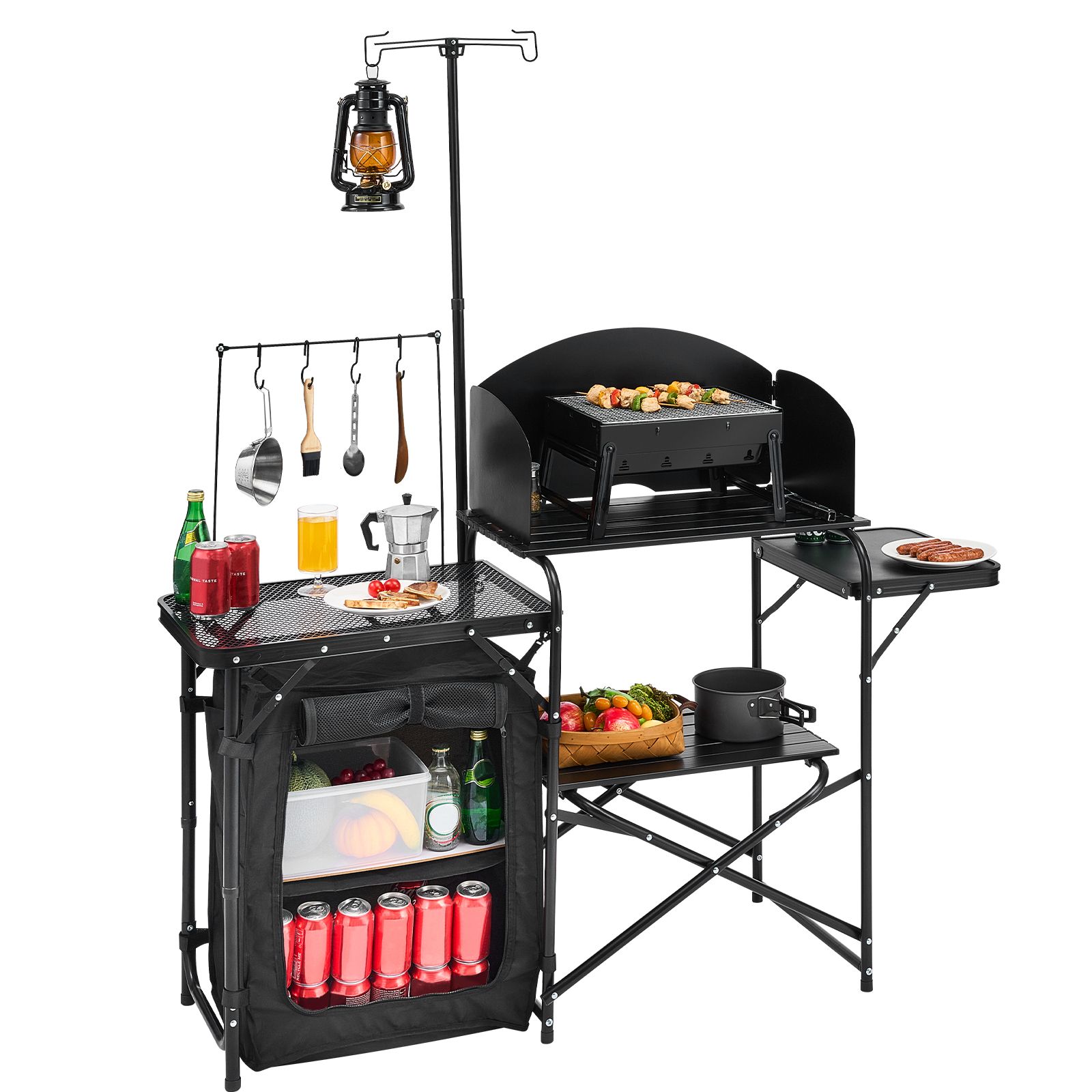 Outdoor Camping Kitchen Setup - Meja Dapur Camping, Meja Masak Outdoor