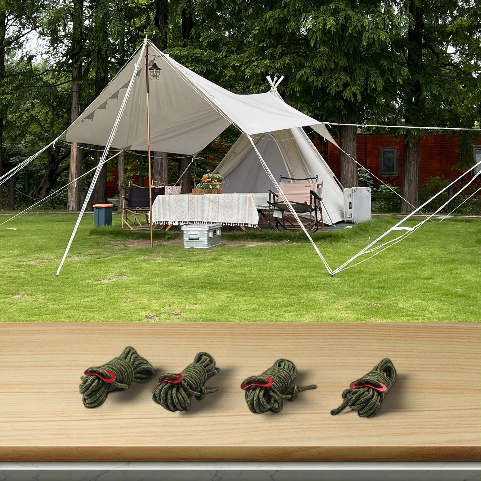 Outdoor Camping Guy - Tali Reflektif 4Mm X 4M Tali