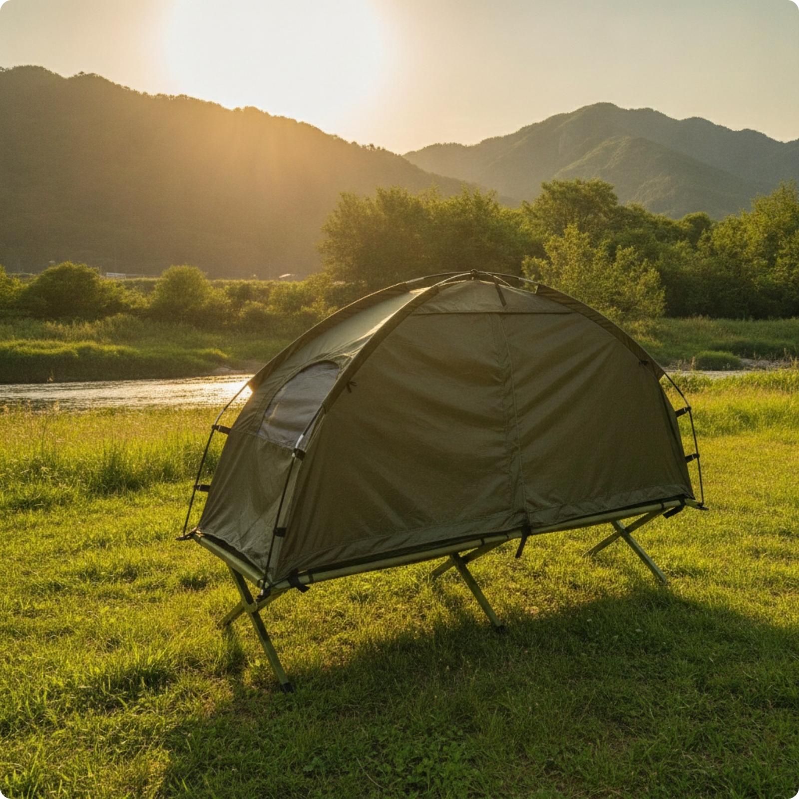 Outdoor Camping Guy - Tenda tempat tidur lipat ringkas untuk