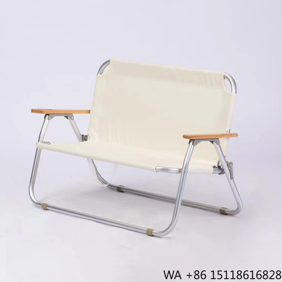 Outdoor Camping Furniture - Kursi Pantai Lipat 2 Orang, Tahan