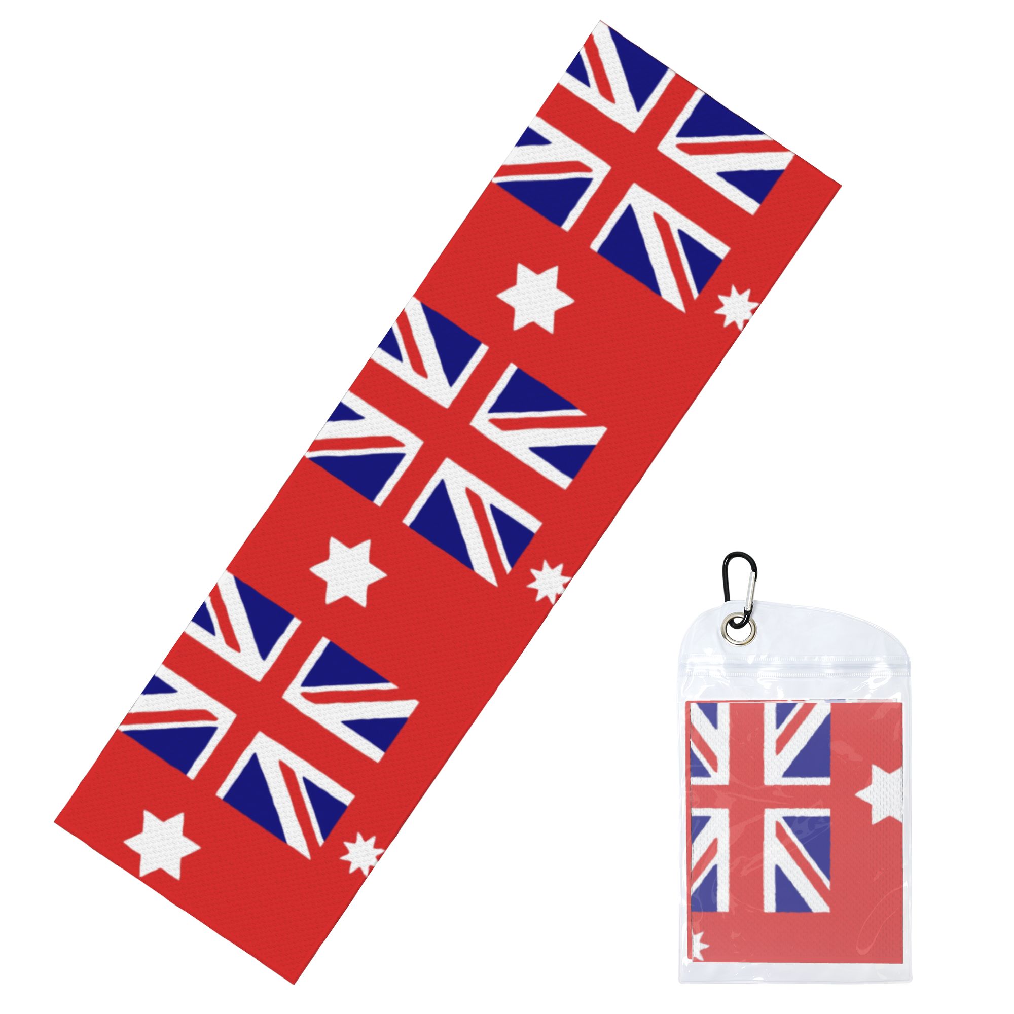 Outdoor Camping Australia - Bendera Australia Handuk Olahraga Dingin Yoga
