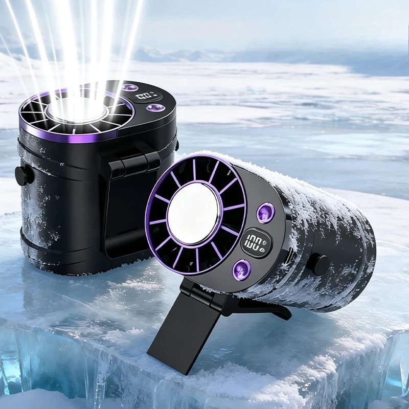 Outdoor Camping Ventilator - Kipas Pinggang Portabel Isi Ulang dengan