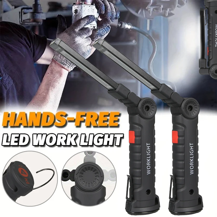 Outdoor Camping Lampe - Senter LED COB Portabel Baru, Lampu