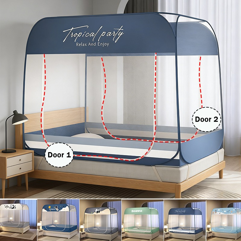 Outdoor Yurt Camping - Kelambu Tempat Tidur, Kelambu Pop Up