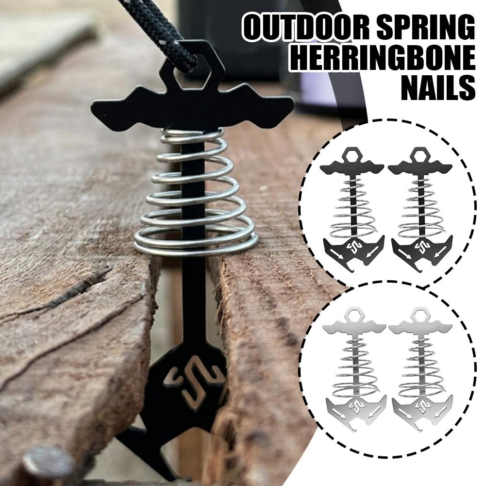 Outdoor Camping Guy - Jangkar Dek Kayu CLS Spring Fishbone