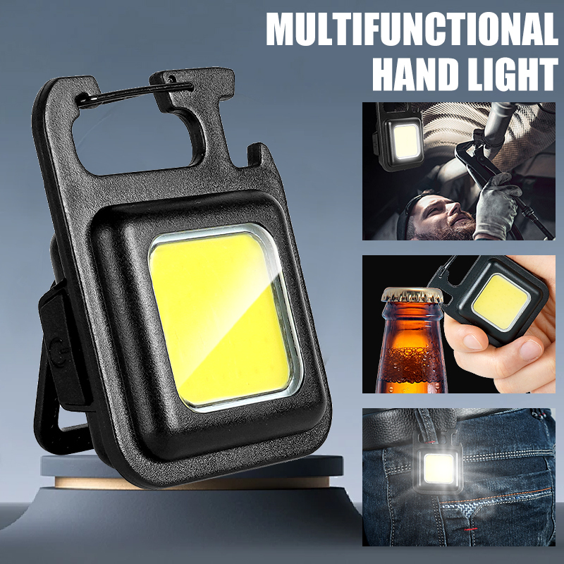 Outdoor Camping Lampe - Senter Gantungan Kunci MINI COB Super