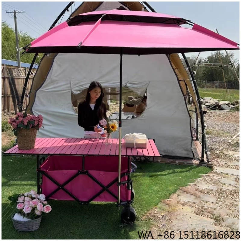 Outdoor Camping Furniture - Gerobak Lipat Tugas Berat 420L Berkualitas