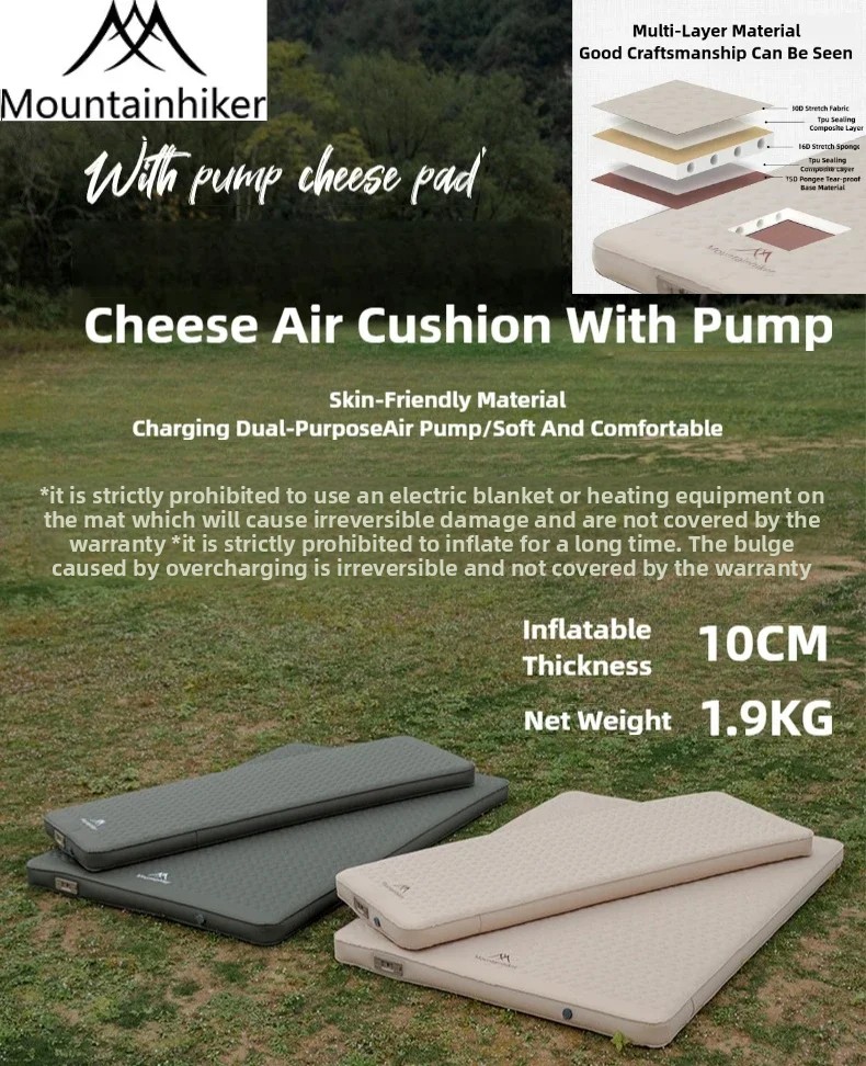 MOUNTAINHIKER Kasur Udara Camp - Outdoor Inflatable Camping Tent With Air Pump ulasan dan harga
