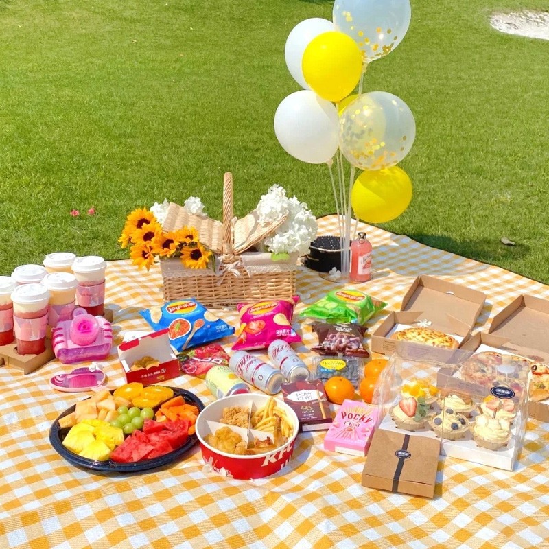 Alas Piknik Ekstra Besar 200x2 - Outdoor Camping Blanket ulasan dan harga