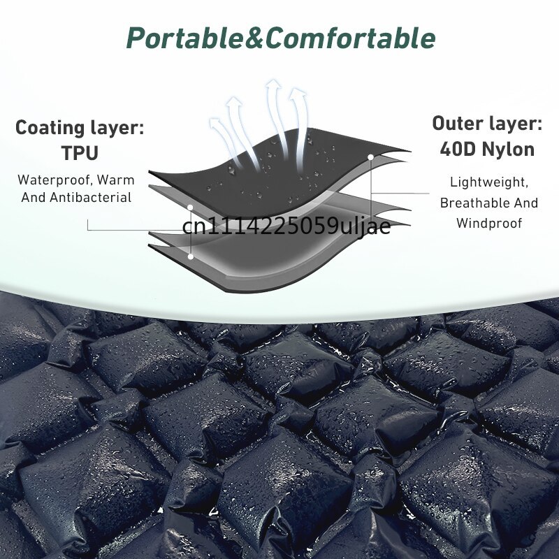 WESTTUNE Alas Tidur Berkemah K - Outdoor Inflatable Camping Tent With Air Pump ulasan dan harga