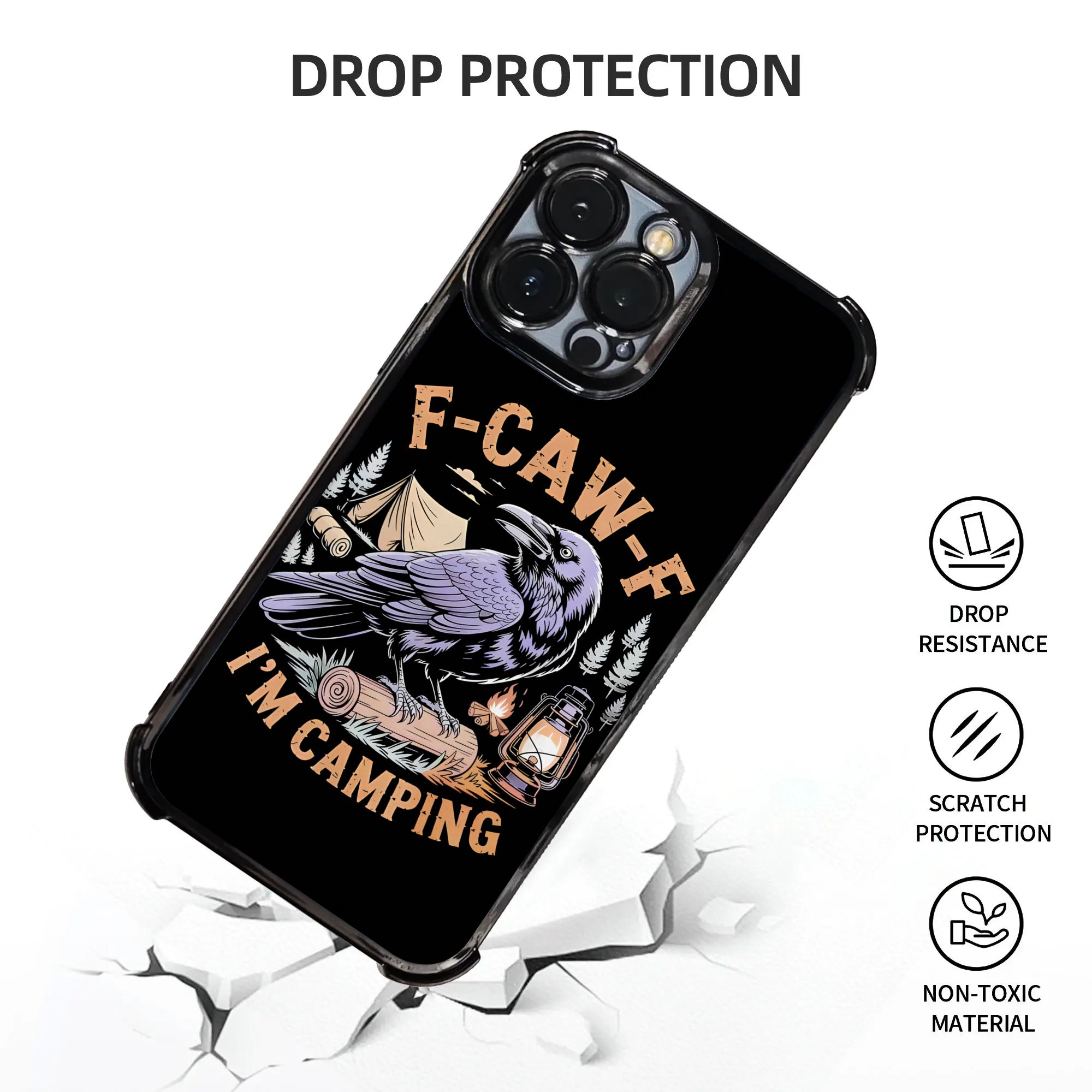 Funny Raven F CAW F I'm Campin - Outdoor Camping Adventures ulasan dan harga