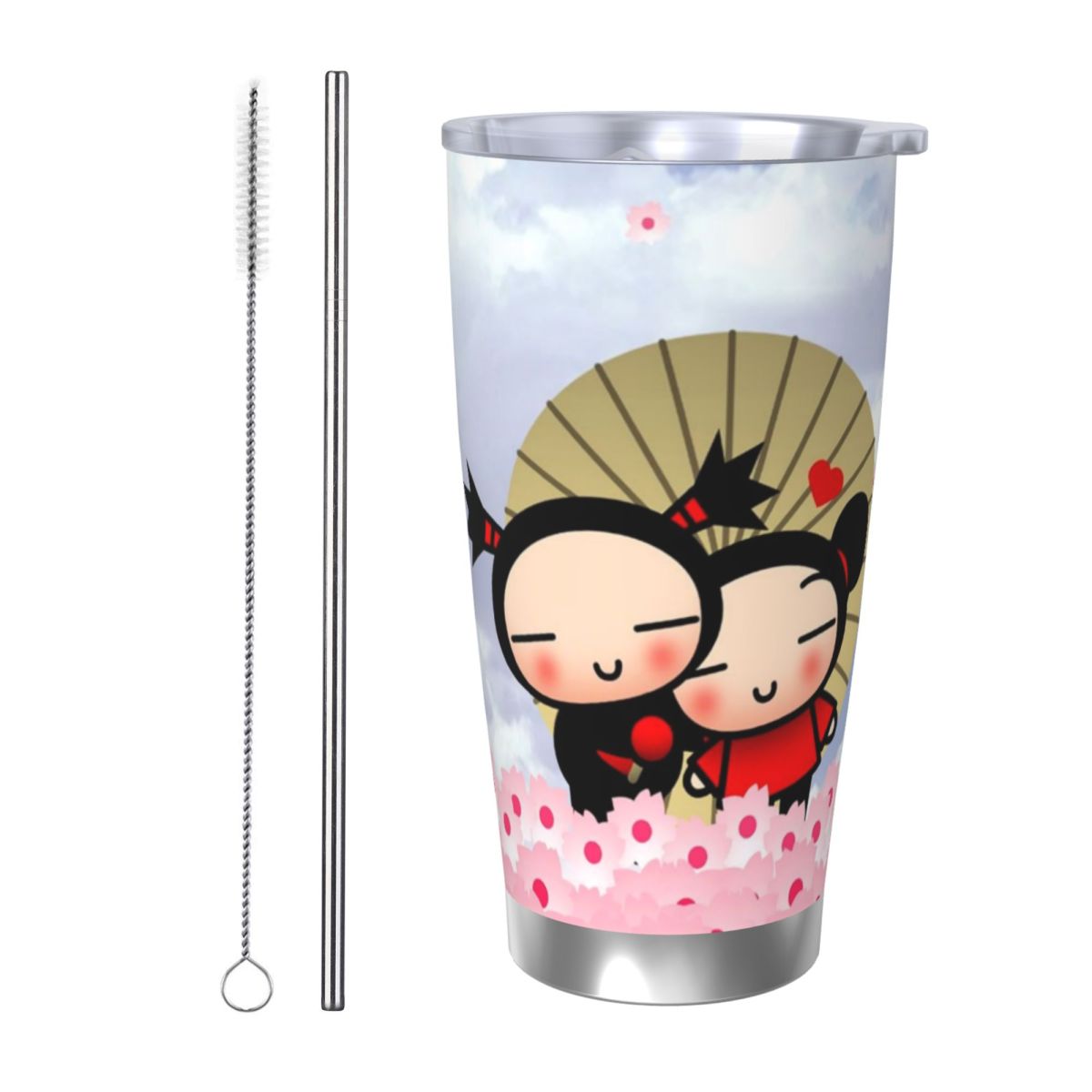 Cute Cartoon Pucca 20oz Cangki - Vacuum Insulated Flask ulasan dan harga