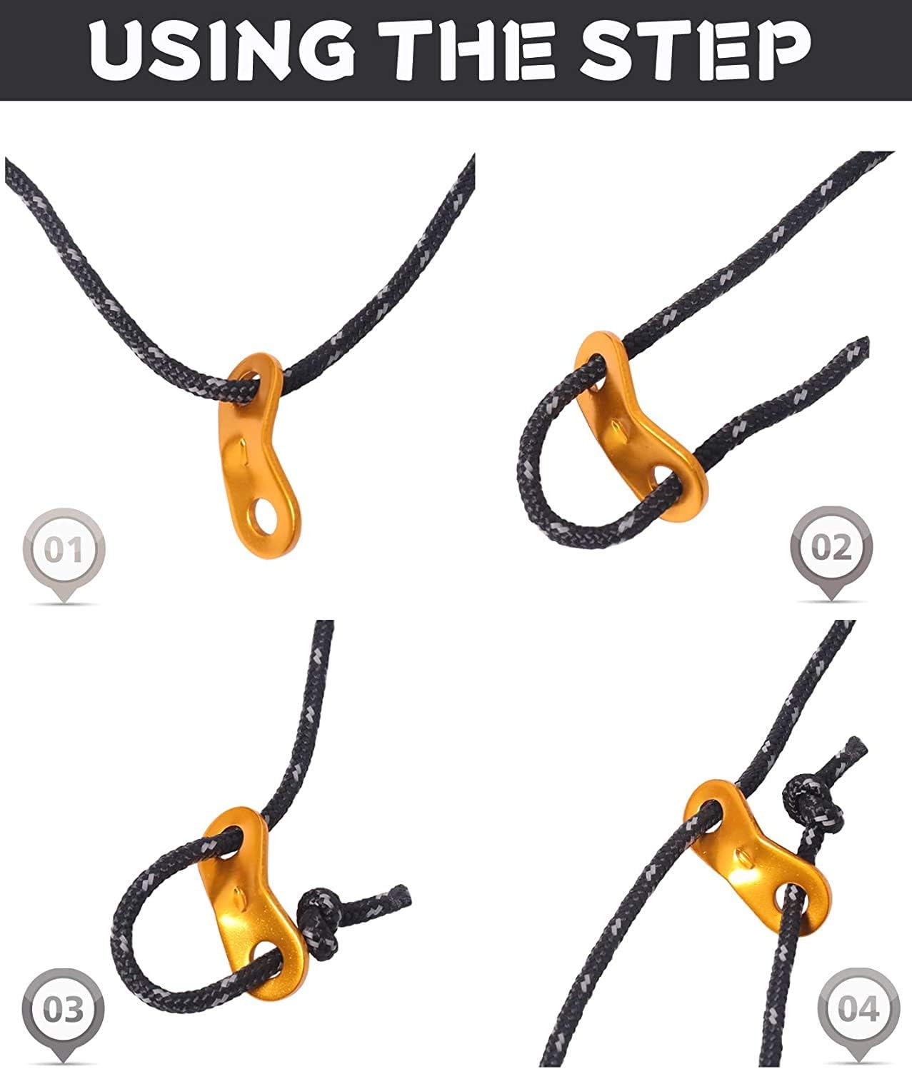 4m kabel tenda garis pria refl - Outdoor Camping Guy ulasan dan harga