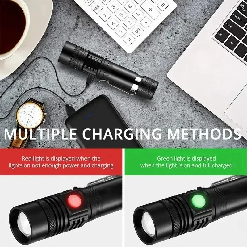 Senter LED T6 Isi Ulang, Sente - Outdoor Camping Adventures ulasan dan harga