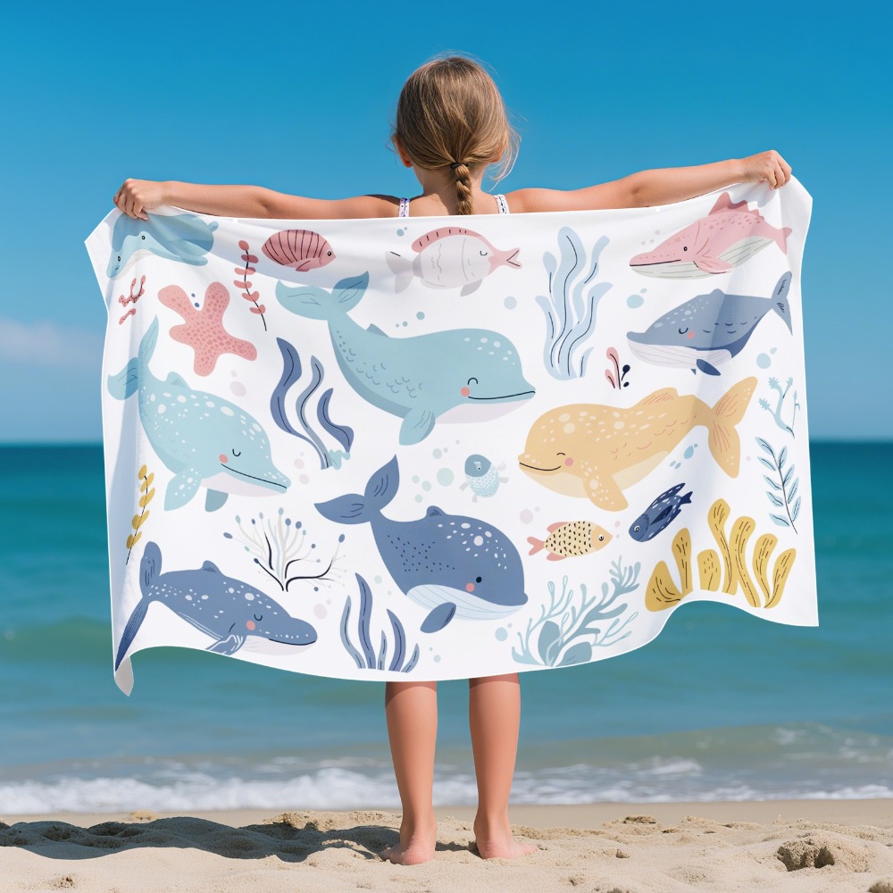 Handuk Pantai Pola Kartun Vers - Outdoor Camping Blanket ulasan dan harga