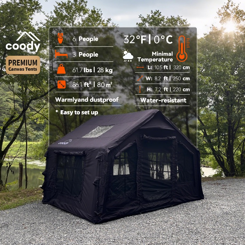Tenda Udara Tiup YTYIN Coody 8 - Outdoor Camping Direct ulasan dan harga
