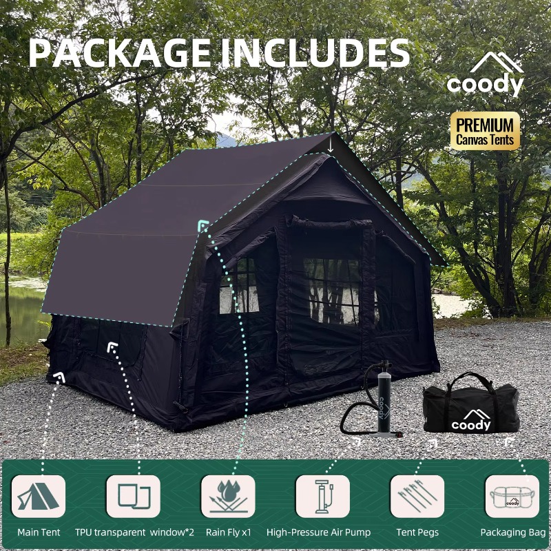 Tenda Udara Tiup YTYIN Coody 8 - Outdoor Camping Direct ulasan dan harga