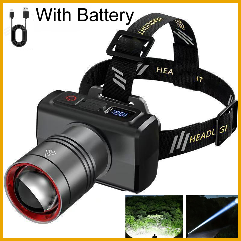 Lampu Kepala LED Digital 2026  - Headlamp ulasan dan harga