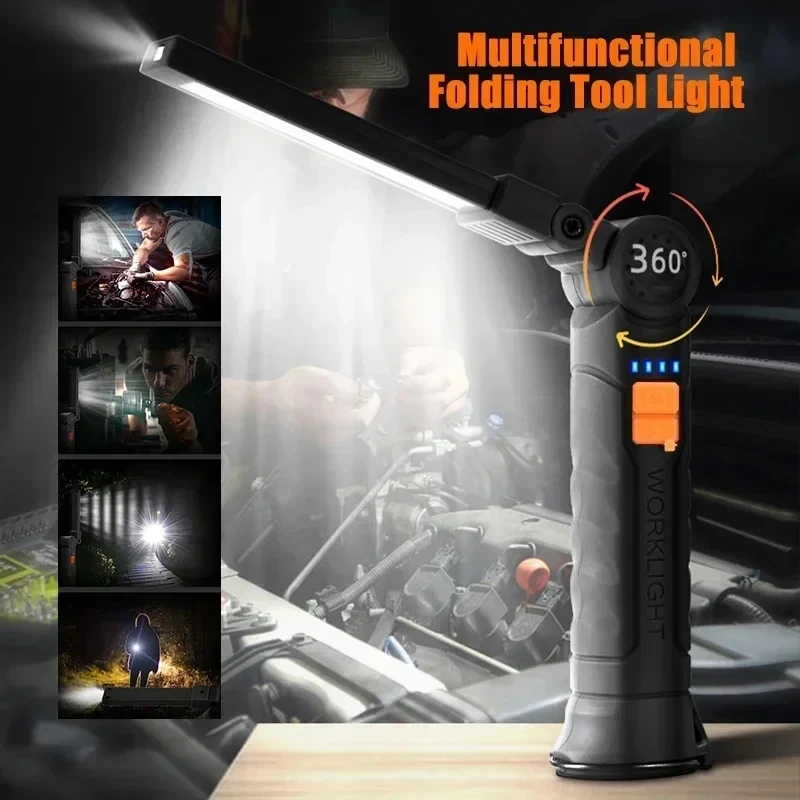 Senter LED COB Portabel Lampu  - Outdoor Camping Lampe ulasan dan harga