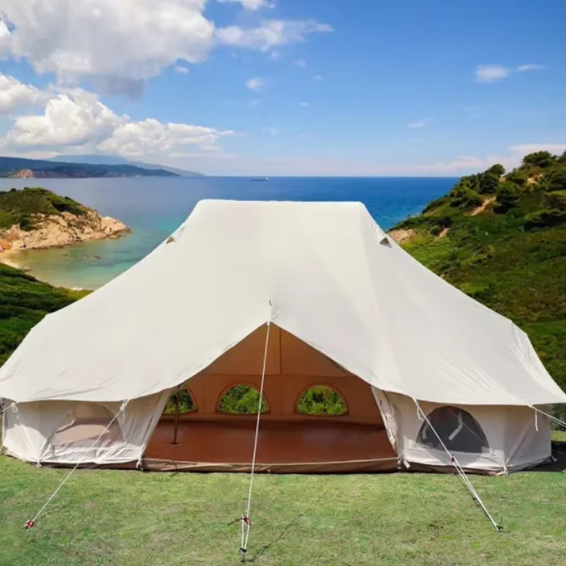 Tenda Dinding Kanvas Katun 4 M - Outdoor Yurt Camping ulasan dan harga