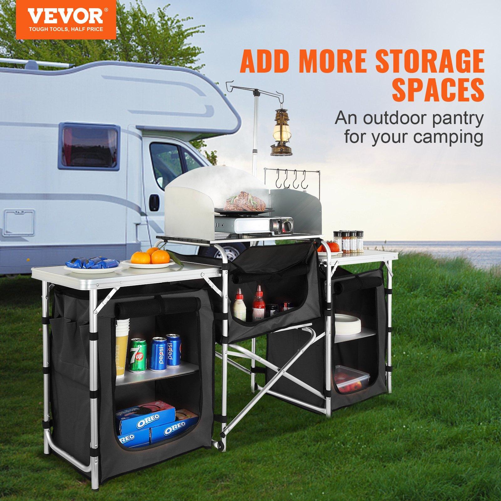 【Hadiah Hari Ayah】VEVOR Stasiu - Outdoor Camping Kitchen Setup ulasan dan harga