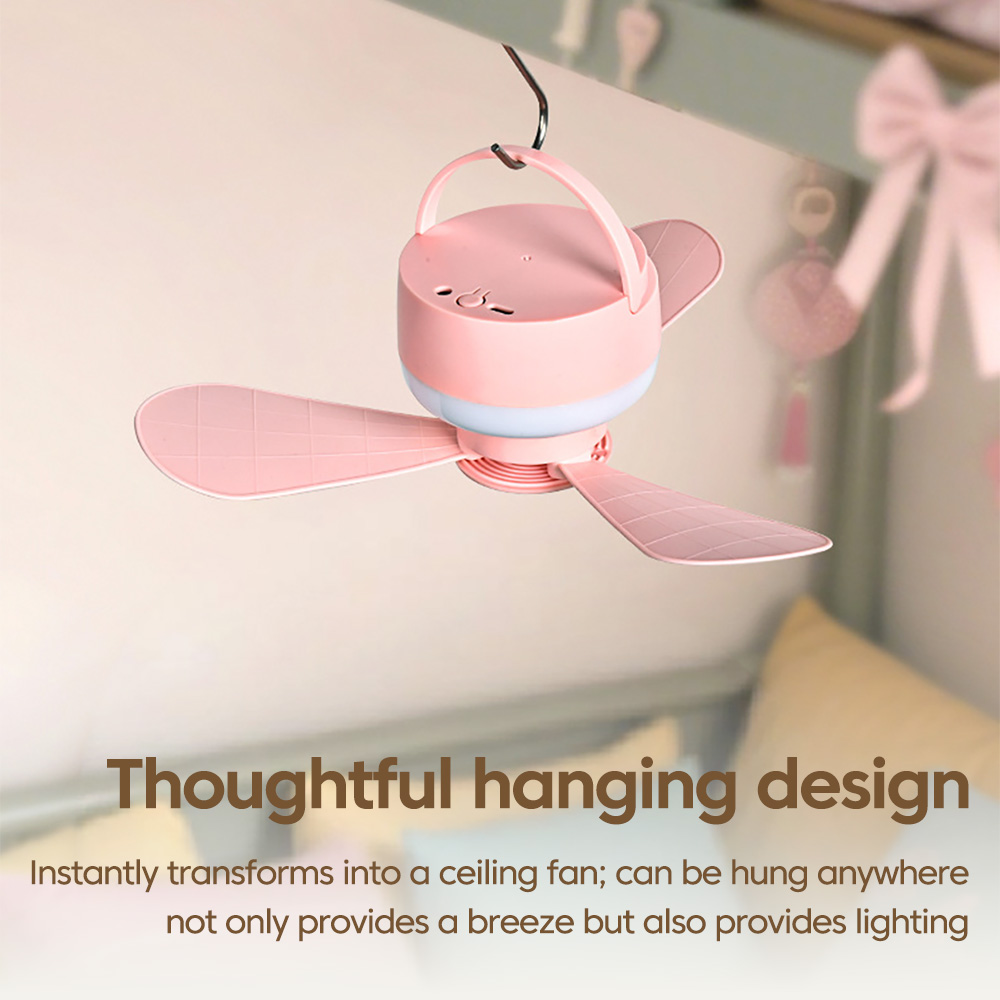 Kipas Angin Portabel dengan La - Outdoor Camping Ventilator ulasan dan harga