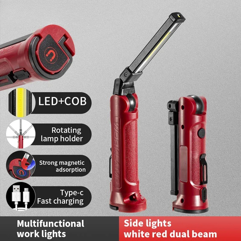 Lampu Kerja LED COB Senter Lip - Outdoor Camping Lampe ulasan dan harga