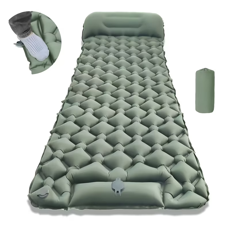 Matras Tidur Tiup TPU, Matras  - Outdoor Inflatable Camping Tent With Air Pump ulasan dan harga