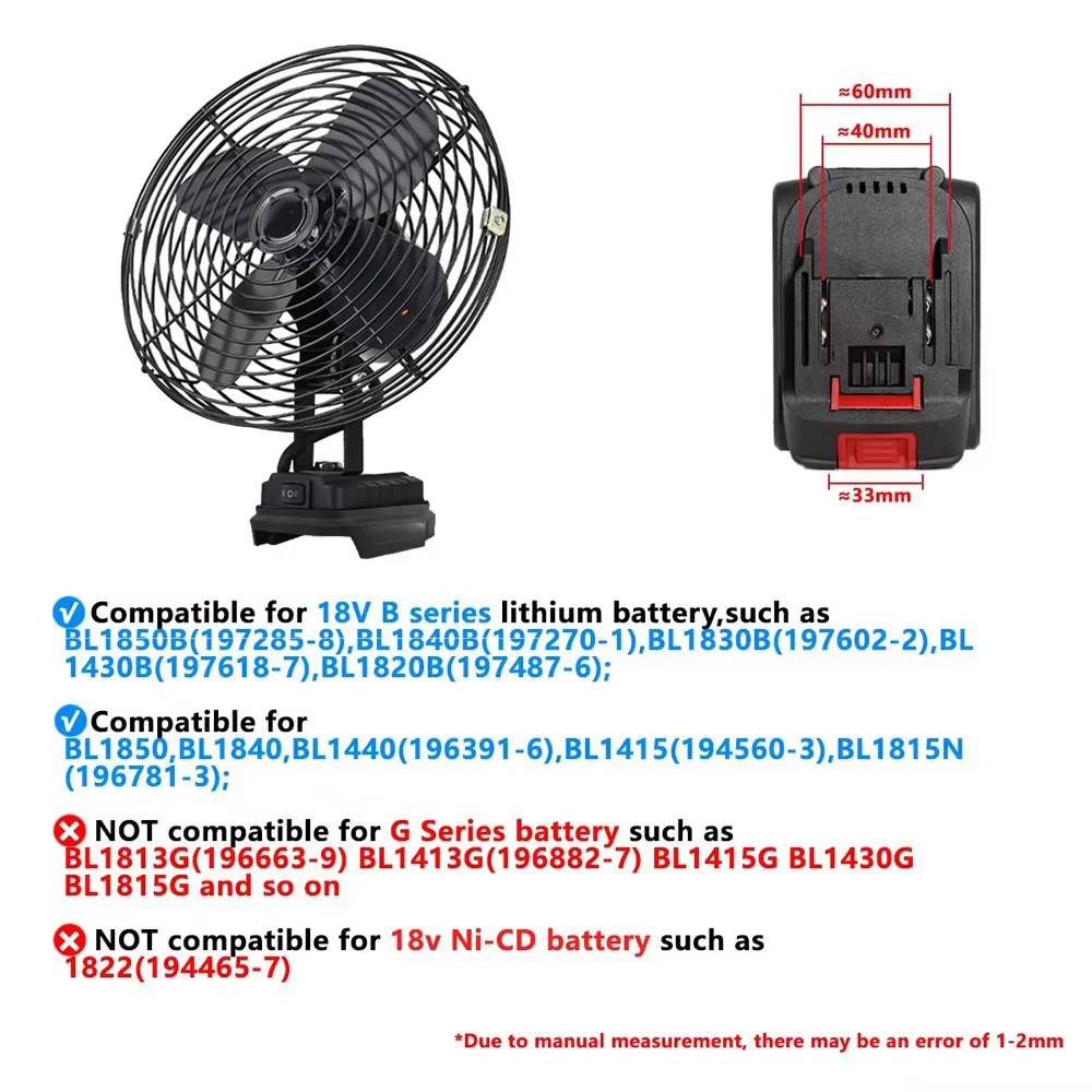 Kipas Camping 6/8In, Kipas Log - Outdoor Camping Ventilator ulasan dan harga