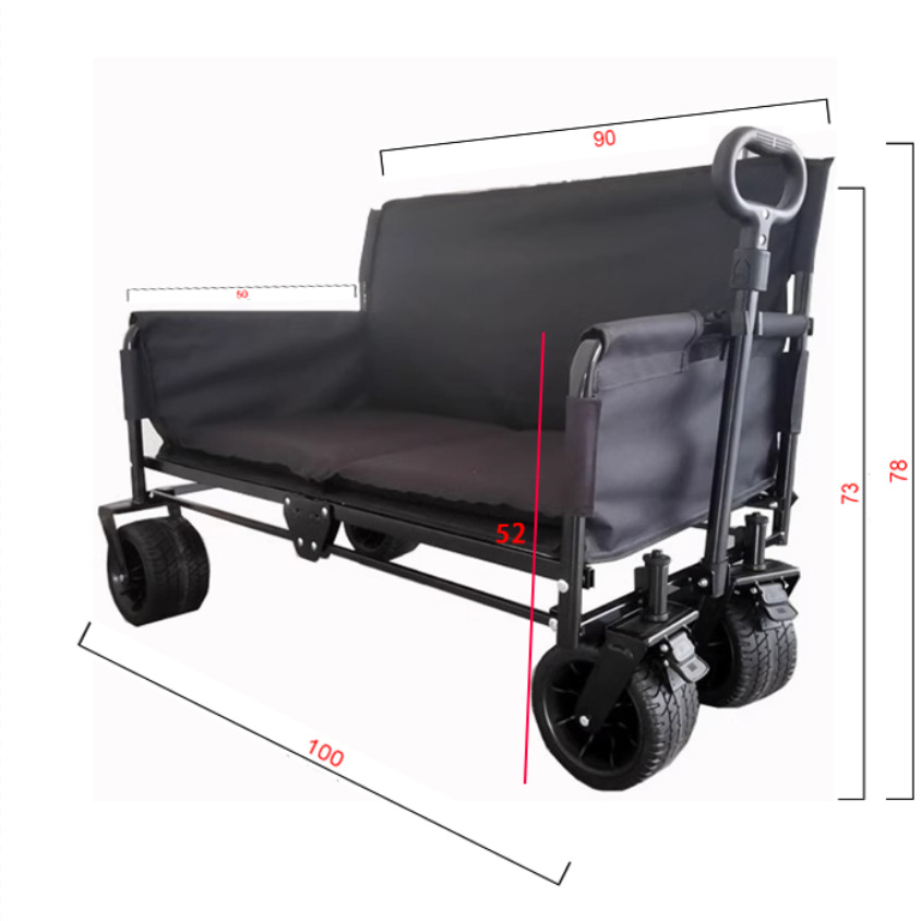 JXFT Gerobak Lipat Multifungsi - Outdoor Camping Furniture ulasan dan harga