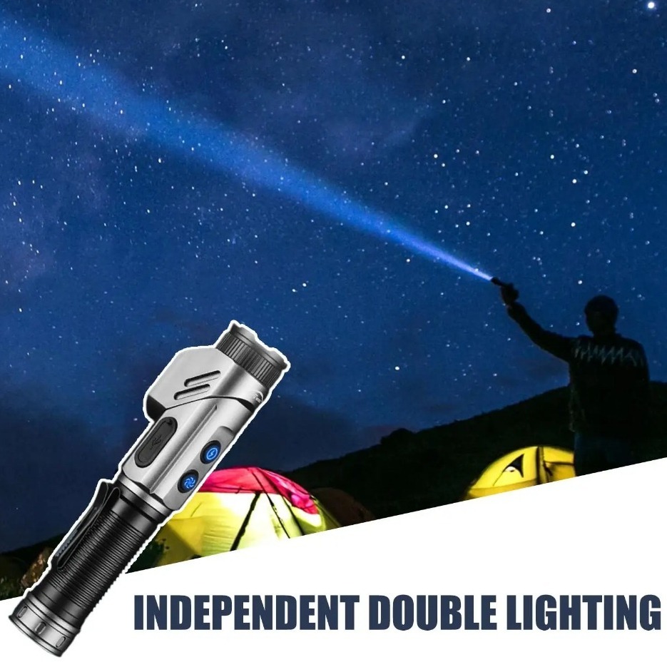Senter LED Mini yang Kuat 90 ° - Outdoor Camping Lampe ulasan dan harga