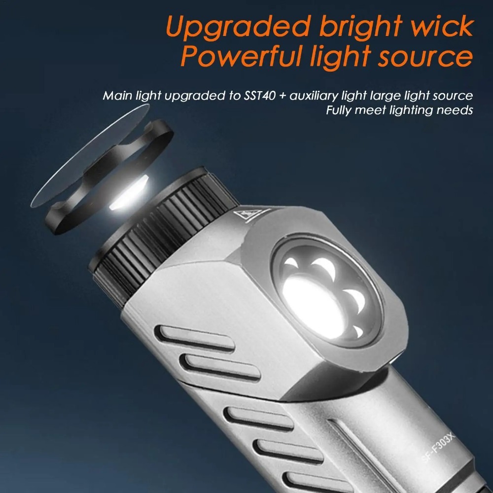 Senter LED Mini yang Kuat 90 ° - Outdoor Camping Lampe ulasan dan harga