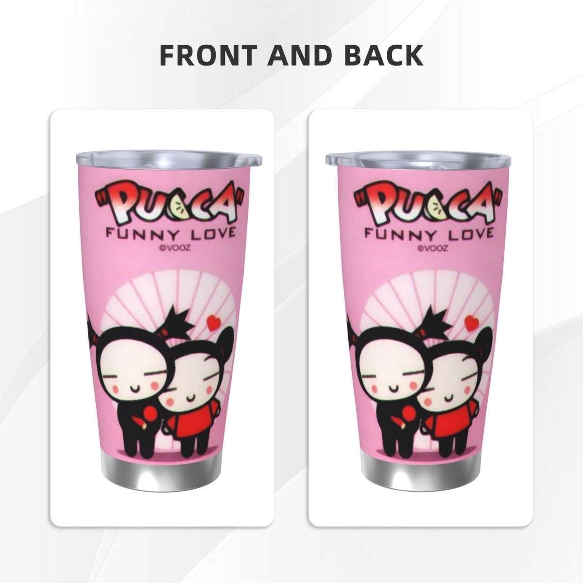 Cute Cartoon Pucca 20oz Cangki - Vacuum Insulated Flask ulasan dan harga