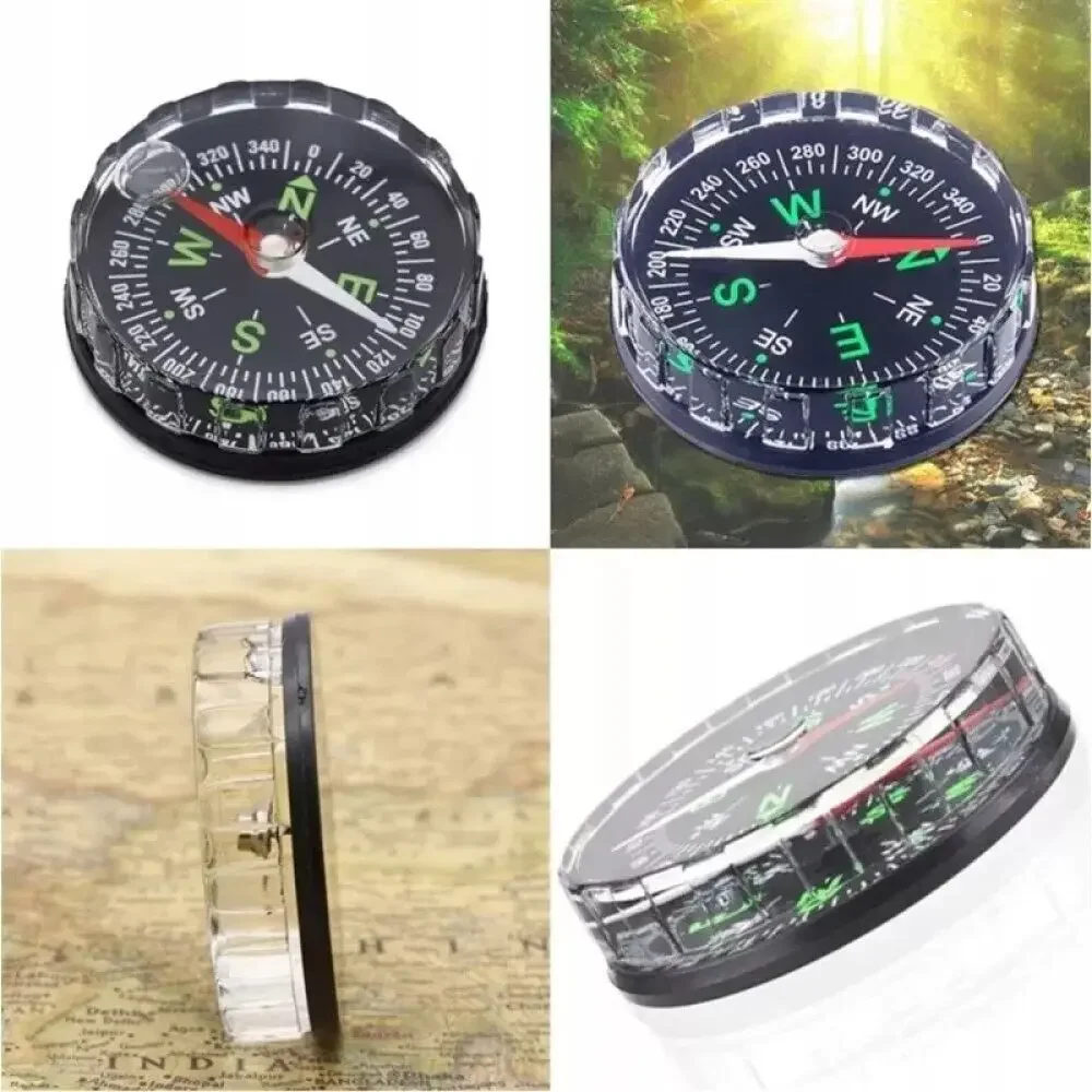 1 buah Kompas Mini Kompas Luar - Outdoor Camping Show ulasan dan harga