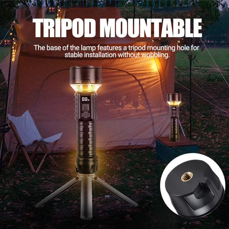Senter LED COB Lentera Isi Ula - Outdoor Camping Lampe ulasan dan harga