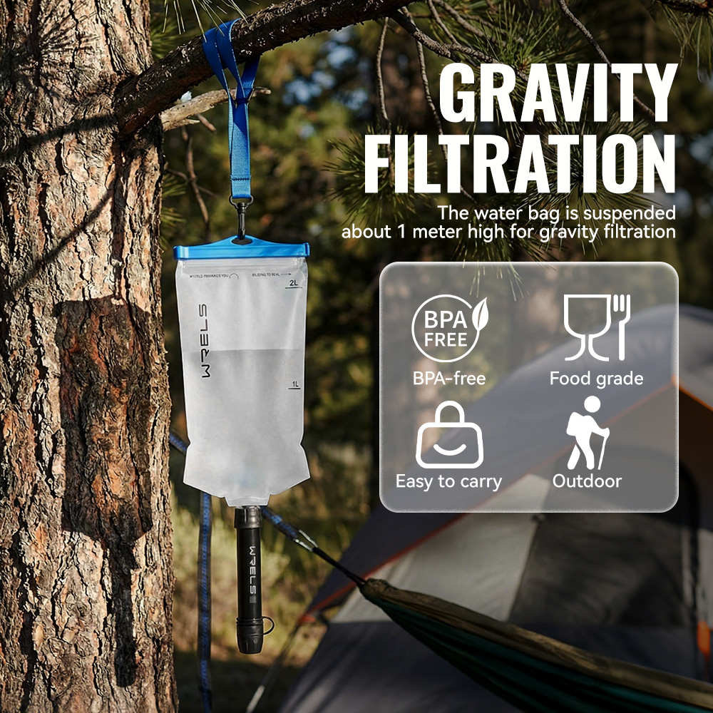 WRELS Pemurni Air Luar Ruangan - Outdoor Camping Direct ulasan dan harga
