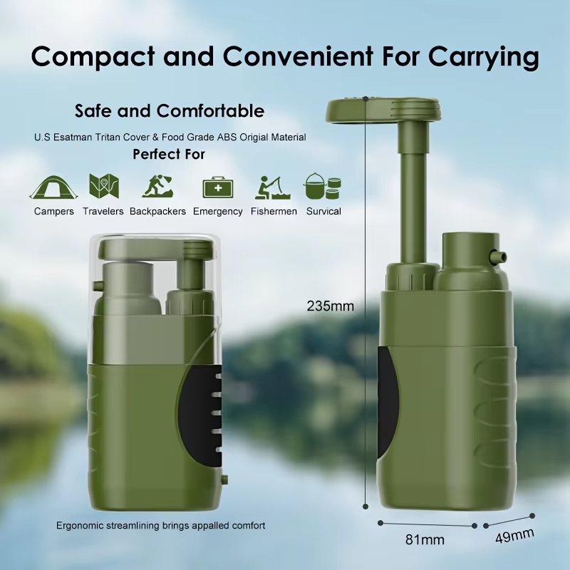 Filter Air Luar Ruangan Pemurn - Outdoor Camping Direct ulasan dan harga