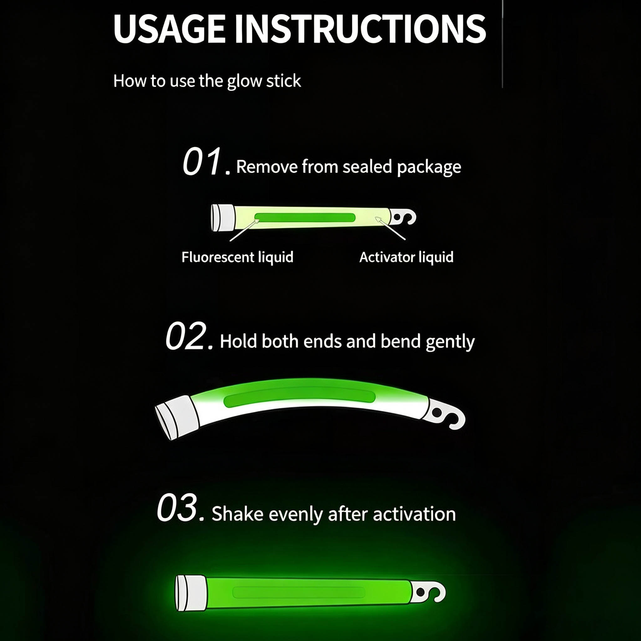 Tongkat Cahaya Taktis 6-Inci u - Glow Sticks Survival ulasan dan harga