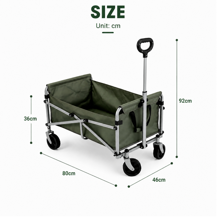 Gerobak Lipat Berkapasitas Bes - Outdoor Camping Furniture ulasan dan harga