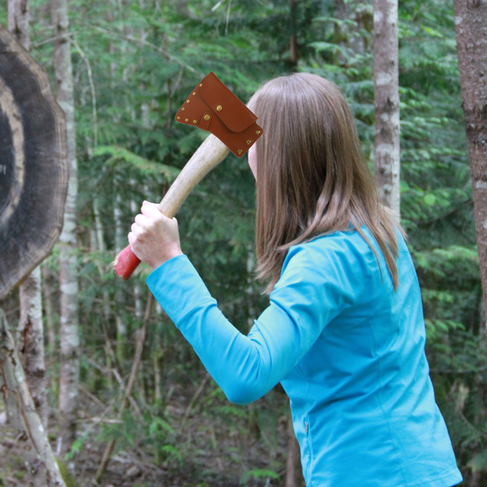 Sarung Pelindung Kapak PU Taha - Camp Axe Hatchet ulasan dan harga