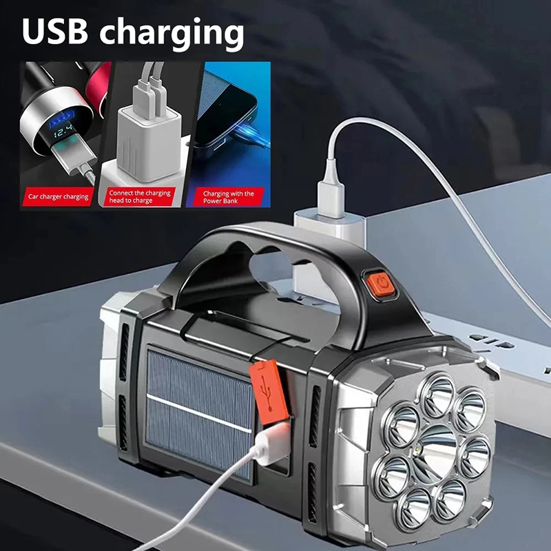 Senter LED Tenaga Surya USB Po - Outdoor Camping Lampe ulasan dan harga