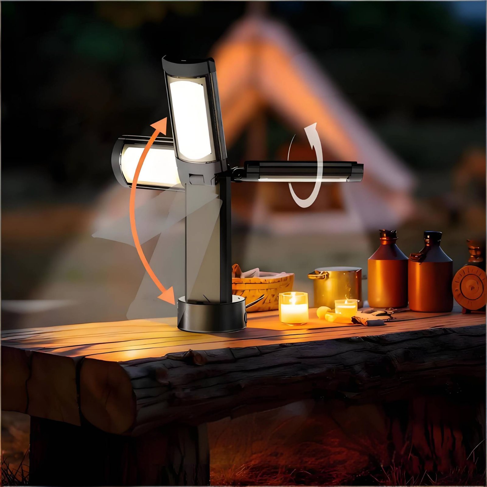 Lampu Tenda Teleskopik Tinggi  - Outdoor Camping Lampe ulasan dan harga