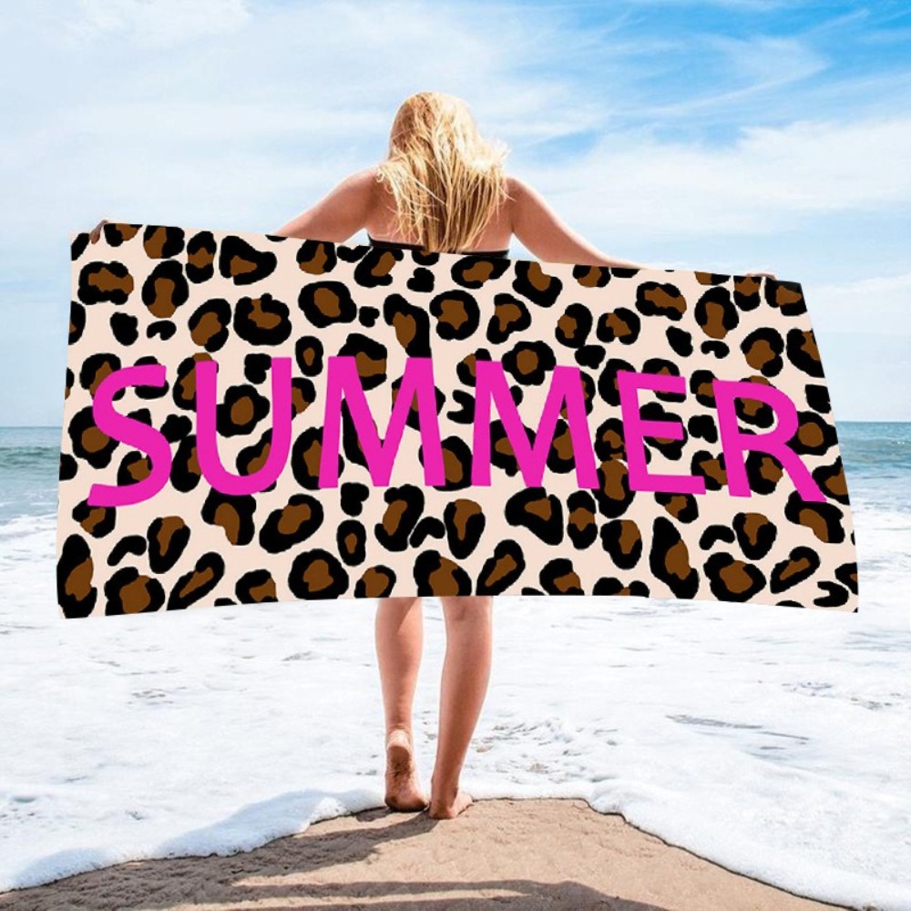 Handuk Mandi Motif Macan Tutul - Outdoor Camping Blanket ulasan dan harga