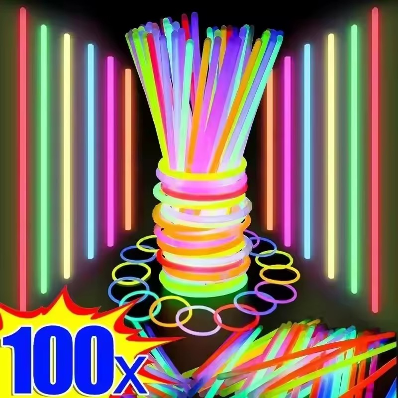 50/100 Buah Tongkat Fluoresens - Glow Sticks Survival ulasan dan harga